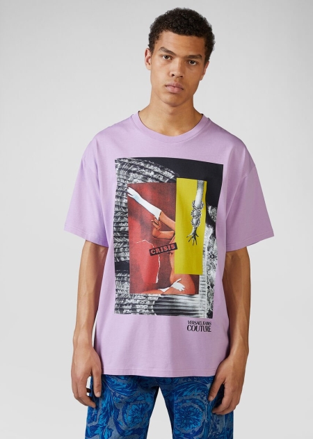 Versace Collage Capsule Collection T-shirt Herr - 108746CYW